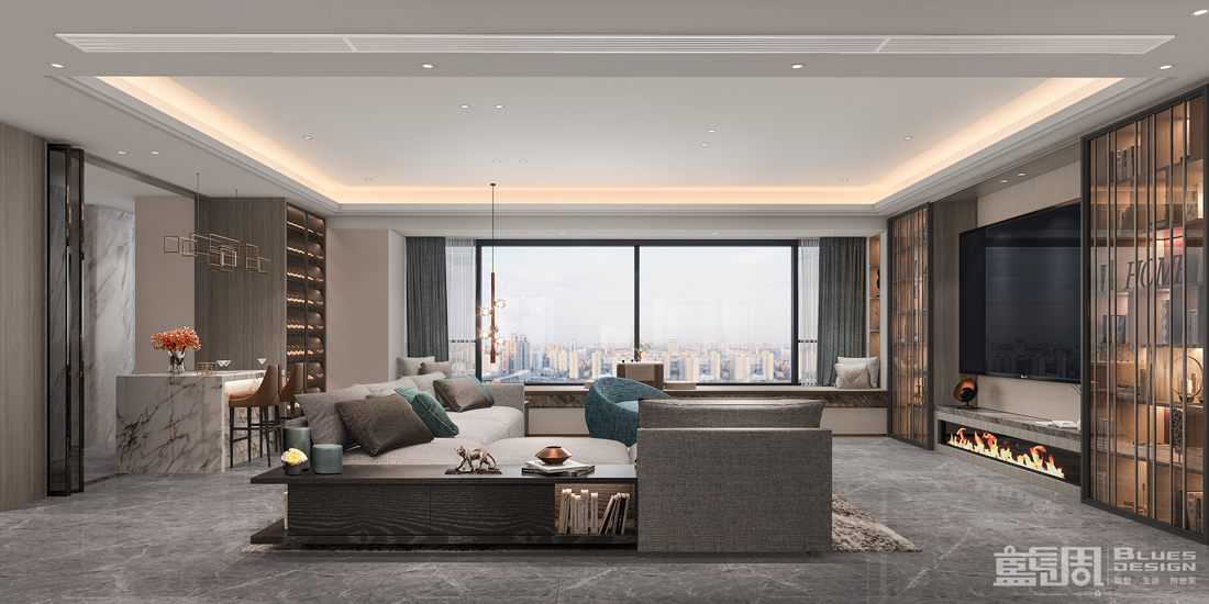 香山美墅私宅設計:客廳2