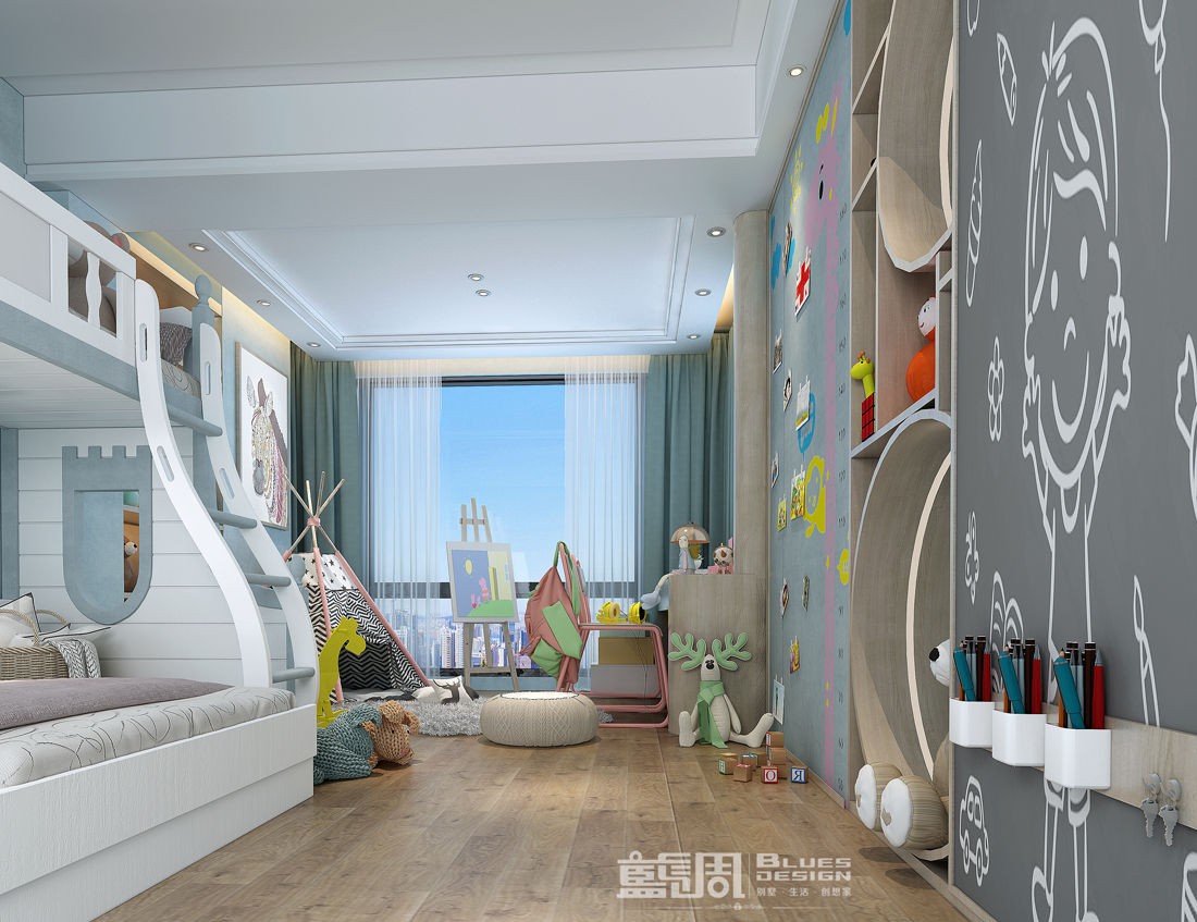 香山美墅私宅設計:兒童房