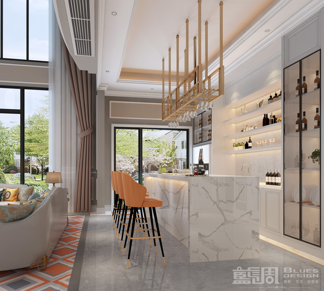 蓮湖山莊獨棟別墅設計-西廚