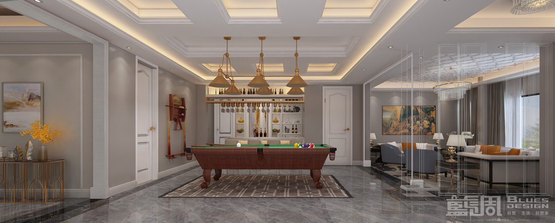 蓮湖山莊獨棟別墅地下室設計